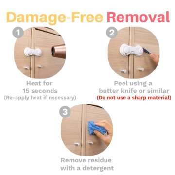 Inaya Child Proof Cabinet Locks - Easy Installation Safety Solution