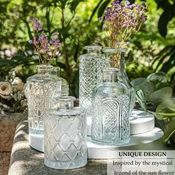 Glass Bud Vases Set of 25,Small Clear Vases for Flowers, Vintage Vases in Bulk for Centerpieces,Mini Glass Vase Assorted for Rustic Wedding,Floral Arrangements,Home Table Decorations