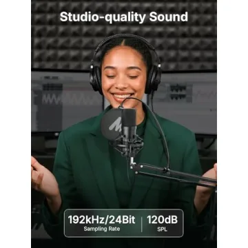 MAONO XLR/USB Condenser Mic for Studio and Streaming