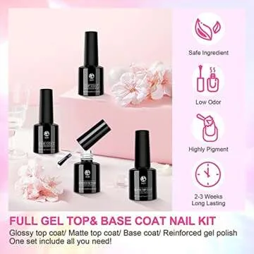 Joytii Gel Nail Polish Kit with UV Light for Beautiful Nails