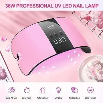 Joytii Gel Nail Polish Kit with UV Light for Beautiful Nails