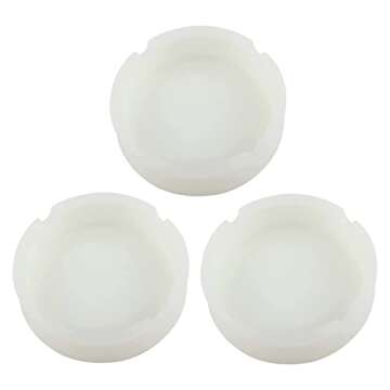 Silicone Ashtray HOWDIA Luminous Ash Tray, Small Ashtrays for Outside Patio Glow In The Dark Ashtray...