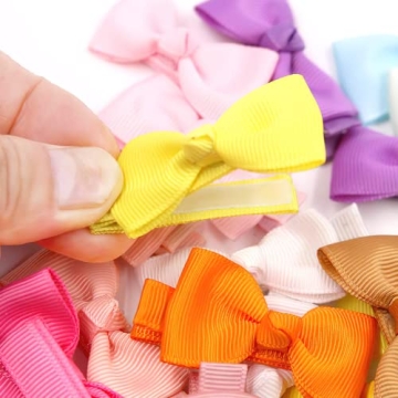 CÉLLOT Baby Girls Hair Clips 50 PCS 25 Colors for Infants