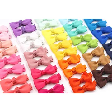 CÉLLOT Baby Girls Hair Clips 50 PCS 25 Colors for Infants
