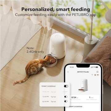 PETLIBRO Automatic Cat Feeder - Wi-Fi Rechargeable Pet Feeder