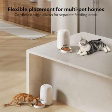 PETLIBRO Automatic Cat Feeder - Wi-Fi Rechargeable Pet Feeder