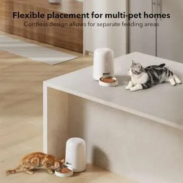 PETLIBRO Automatic Cat Feeder - Wi-Fi Rechargeable Pet Feeder