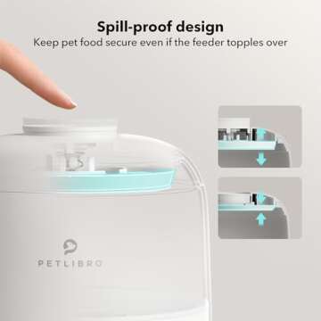 PETLIBRO Automatic Cat Feeder - Wi-Fi Rechargeable Pet Feeder