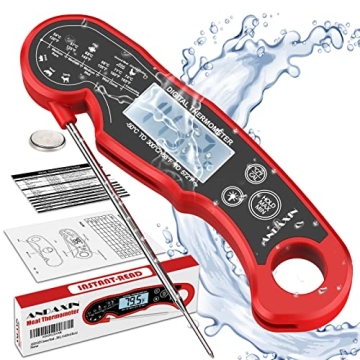 Digital Meat Thermometer for Grilling & Cooking