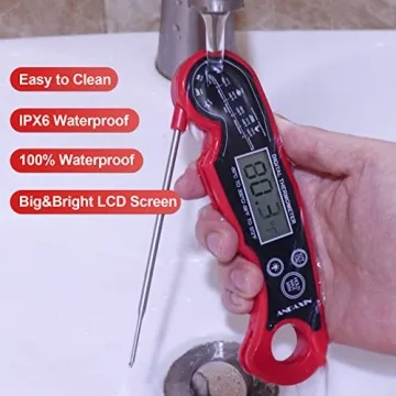 Digital Meat Thermometer for Grilling & Cooking