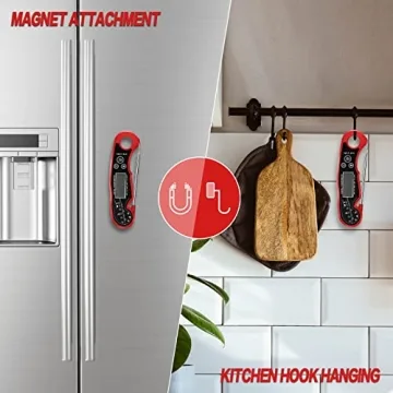 Digital Meat Thermometer for Grilling & Cooking