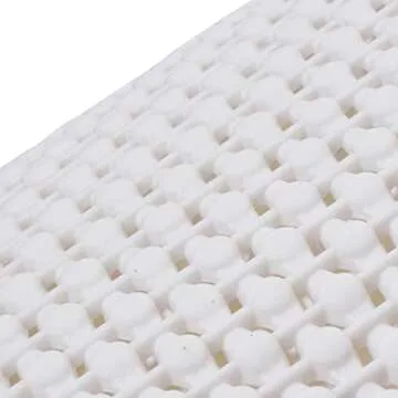 Zuvo Plastic Trash Paper Bin - Modern Look Cylindrical Open-Top Design Lightweight Waste Basket, Rubbish Bin for Kitchen, Bedroom, Bathroom & Office Bin White