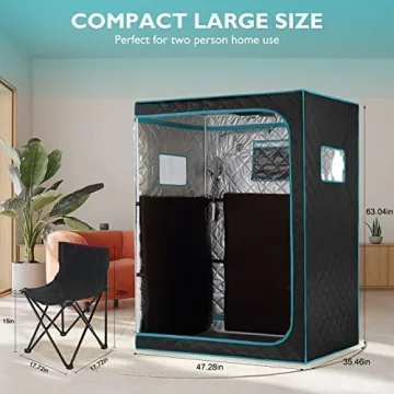 Smartmak Portable Infrared Sauna For Two - Relax at Home