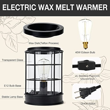YSong Electric Wax Melt Warmer for Cozy Ambiance