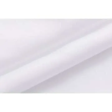 N&Y HOME Fabric Shower Curtain Liner Solid White with Magnets, Hotel Quality, Machine Washable, 70 x 72 inches for Bathroom