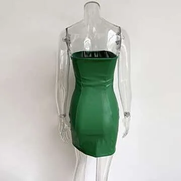 XLLAIS Women Strapless Midi Dress Perfect for Parties