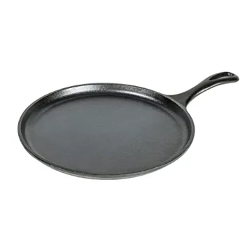 Lodge Cast Iron Griddle with Silicone Handle Holder 10.5-inch