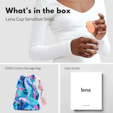 Lena Sensitive Menstrual Cup, Soft Reusable Period Cup, Tampons,Period Underwear and Menstrual Pads ...