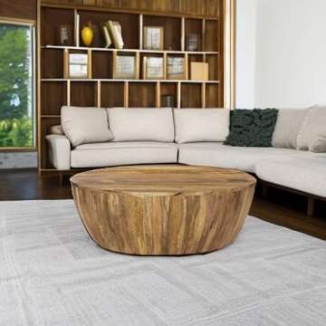 POLY & BARK Goa Coffee Table, Natural