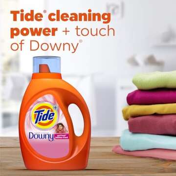 Powerful Tide with Downy Detergent Liquid Soap 59 Loads
