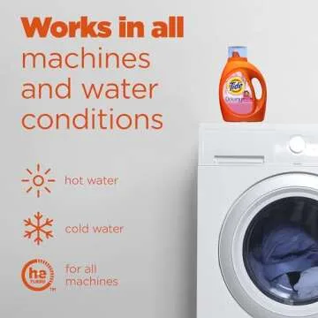 Powerful Tide with Downy Detergent Liquid Soap 59 Loads