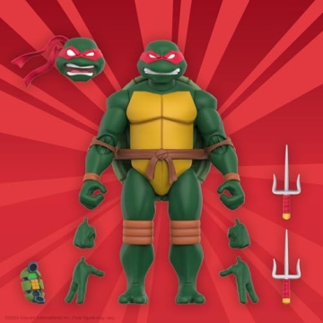 Super7 TMNT Raphael Figure - 7" Action Figure Collectible