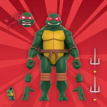 Super7 TMNT Raphael Figure - 7" Action Figure Collectible