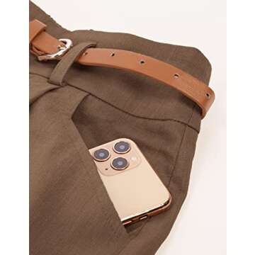 Belle Poque High Waisted Shorts with Pockets for Women