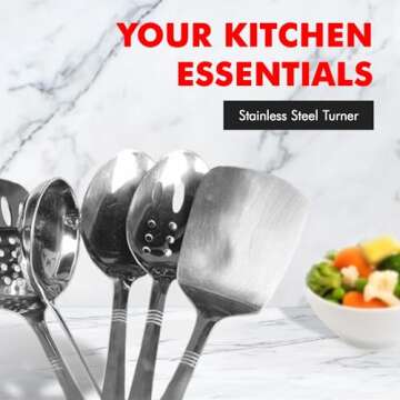 Chef Craft Select Turner Spatula Made of Stainless Steel