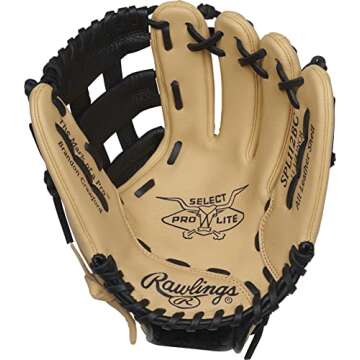Rawlings | SELECT PRO LITE Youth Baseball Glove | Right Hand Throw | Brandon Crawford | 11.25"