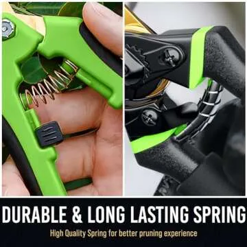 8.5" Professional Bypass Pruning Shears & Gardening Scissors Set - Super Sharp Premium Garden Shears | Pruning Shears For Gardening, Garden Hedge Clippers Handheld Pruners - Garden Scissors