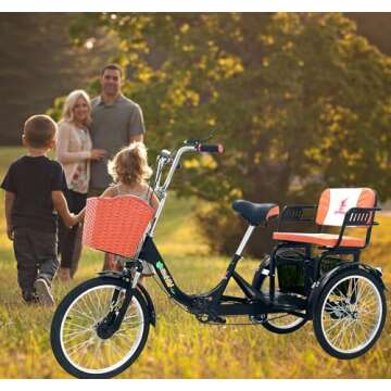 Comfortable Adult Tricycle for Family Adventures