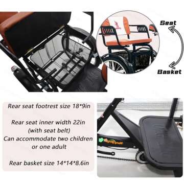 Comfortable Adult Tricycle for Family Adventures