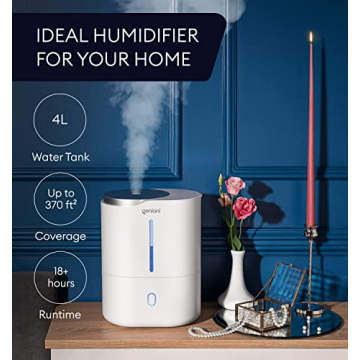 Quiet Geniani Cool Mist Humidifiers for Home Comfort