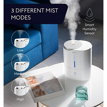 Quiet Geniani Cool Mist Humidifiers for Home Comfort