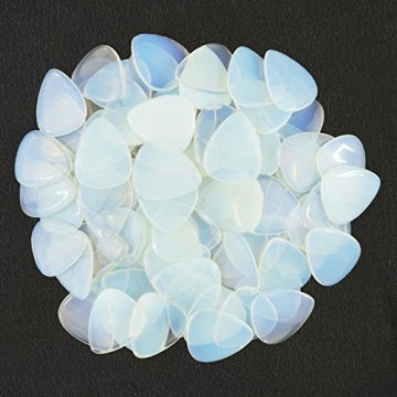 Opalite Gemstone Guitar Pick 3.0 mm Ultra Heavy Ultra Cool