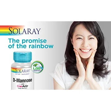 D-Mannose with CranActin Solaray 120 VCaps Pack of 2