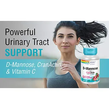 D-Mannose with CranActin Solaray 120 VCaps Pack of 2