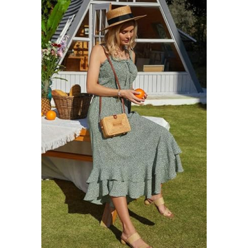 GRACE KARIN Women's Summer Floral Boho Dress for All Occasions