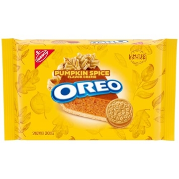 OREO Pumpkin Spice Sandwich Cookies Limited Edition Treat