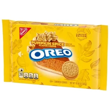 OREO Pumpkin Spice Sandwich Cookies Limited Edition Treat
