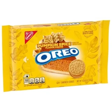 OREO Pumpkin Spice Sandwich Cookies Limited Edition Treat