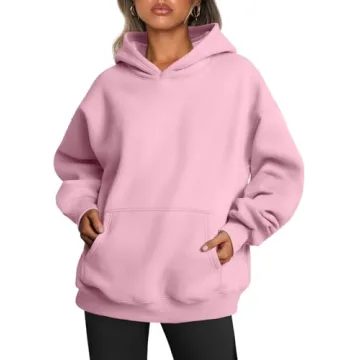 Trendy Queen Women's Oversized Fleece Hoodie: Cozy Chic for Fall and Winter
