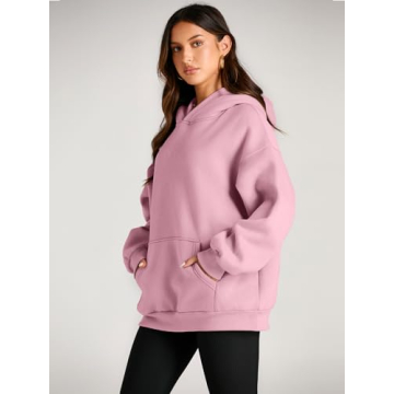 Trendy Queen Oversized Floral Fleece Hoodie for Women