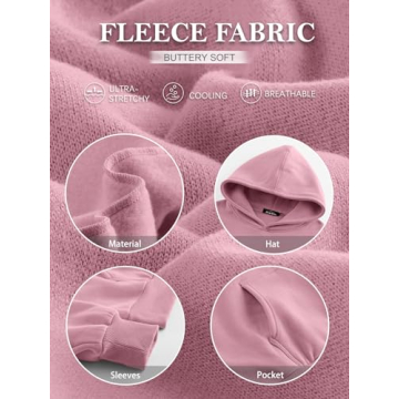 Trendy Queen Oversized Floral Fleece Hoodie for Women