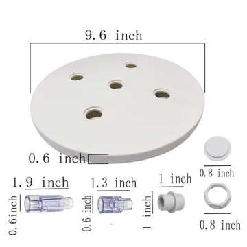 Decojoy Anti Gravity Cake Pouring Kit, Cake Stand Support Structure Frame, Reusable Cake Decorating Straws for Birthday Wedding Baby Shower