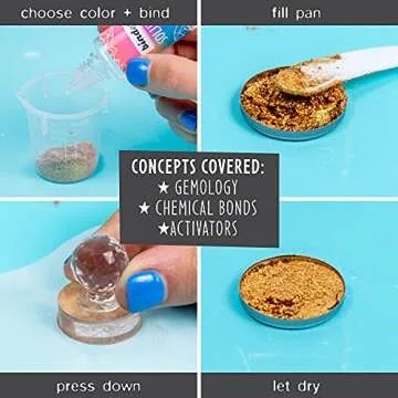 You*Niverse Cosmetic Colorist by Horizon Group USA: Create 15 Hand Pressed Eyeshadows, STEAM Kit, Includes Magnetic Palette, Colorful Pigments, Tamper Tool & More, Multi