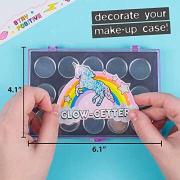 You*Niverse Cosmetic Colorist by Horizon Group USA: Create 15 Hand Pressed Eyeshadows, STEAM Kit, Includes Magnetic Palette, Colorful Pigments, Tamper Tool & More, Multi