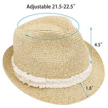 Krono Krown Women's Stylish Adjustable Sun Hat for Summer