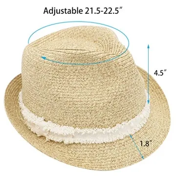 Krono Krown Women's Stylish Adjustable Sun Hat for Summer